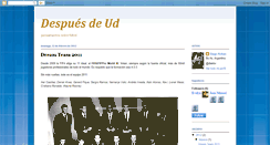 Desktop Screenshot of despuesdeud.blogspot.com