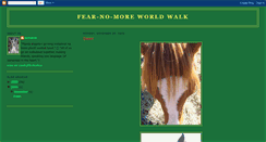 Desktop Screenshot of fearnomoreworld.blogspot.com