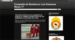 Desktop Screenshot of bomberos77arequipa.blogspot.com