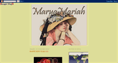 Desktop Screenshot of maryamariah.blogspot.com