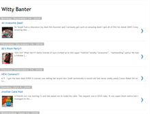 Tablet Screenshot of mywittybanter.blogspot.com