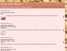 Tablet Screenshot of mama2therescue.blogspot.com