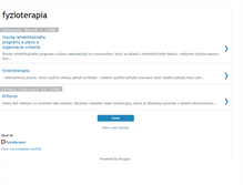 Tablet Screenshot of fyziotherapie.blogspot.com