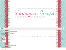 Tablet Screenshot of cinnamonscraps.blogspot.com