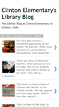 Mobile Screenshot of clintonelementarylibrary.blogspot.com