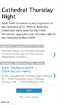 Mobile Screenshot of cathedralthursdaynight.blogspot.com
