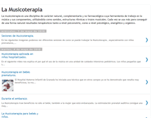 Tablet Screenshot of lamusicoterapiaylosninos.blogspot.com
