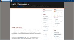 Desktop Screenshot of bassfishingfarm.blogspot.com