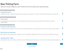 Tablet Screenshot of bassfishingfarm.blogspot.com