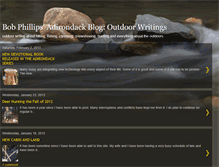 Tablet Screenshot of bobphillipsoutdoors.blogspot.com