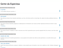 Tablet Screenshot of gente-da-especiosa-ap.blogspot.com