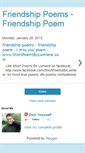 Mobile Screenshot of friendship-poems.blogspot.com