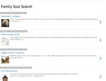 Tablet Screenshot of familysoulsearch.blogspot.com