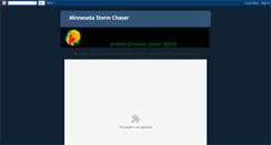 Desktop Screenshot of mnstormchaser.blogspot.com