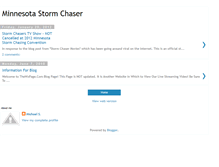 Tablet Screenshot of mnstormchaser.blogspot.com