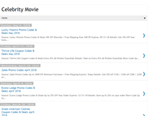 Tablet Screenshot of celebrity-movie-dummy.blogspot.com