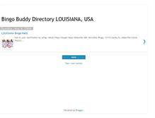 Tablet Screenshot of bingodirectorylouisiana.blogspot.com