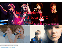 Tablet Screenshot of justinbieberxever.blogspot.com