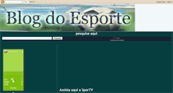 Desktop Screenshot of globesporte.blogspot.com