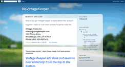 Desktop Screenshot of no-vintage-keeper.blogspot.com