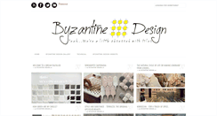 Desktop Screenshot of byzantinedesign.blogspot.com