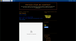 Desktop Screenshot of physcostarmvcontest.blogspot.com