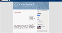 Desktop Screenshot of 4portable.blogspot.com