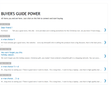 Tablet Screenshot of buyersguidepower.blogspot.com