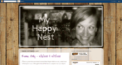 Desktop Screenshot of my-happy-nest.blogspot.com