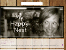 Tablet Screenshot of my-happy-nest.blogspot.com