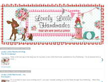 Tablet Screenshot of lovelylittlehandmades.blogspot.com