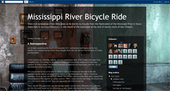 Desktop Screenshot of mississippiriverbicycleride.blogspot.com