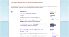 Desktop Screenshot of freebiesforindian.blogspot.com