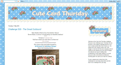 Desktop Screenshot of cutecardthursday.blogspot.com