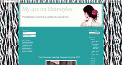 Desktop Screenshot of 411hairstyles.blogspot.com