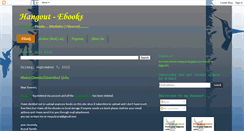 Desktop Screenshot of ebooks-hangout.blogspot.com
