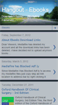 Mobile Screenshot of ebooks-hangout.blogspot.com