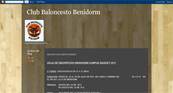 Desktop Screenshot of clubbaloncestobenidorm.blogspot.com