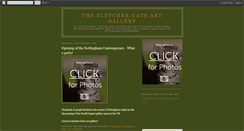 Desktop Screenshot of fletchergategallery.blogspot.com