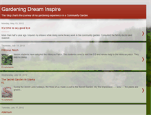 Tablet Screenshot of gardeningdreaminspire.blogspot.com