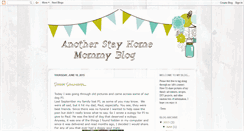 Desktop Screenshot of anotherstayhomemommyblog.blogspot.com