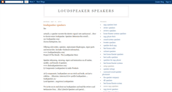 Desktop Screenshot of 32-loudspeakerspeakers.blogspot.com