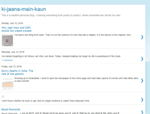 Tablet Screenshot of ki-jaana-main-kaun.blogspot.com