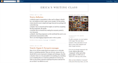 Desktop Screenshot of ericawritingclass.blogspot.com