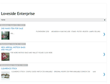 Tablet Screenshot of lovesideenterprise.blogspot.com