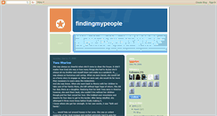 Desktop Screenshot of findingmypeople.blogspot.com