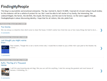 Tablet Screenshot of findingmypeople.blogspot.com