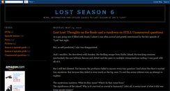 Desktop Screenshot of lostseason6episodes.blogspot.com