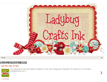 Tablet Screenshot of ladybugcraftsink.blogspot.com