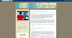 Desktop Screenshot of poolofknowledge.blogspot.com